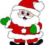 Happy Christmas Santa Claus Printable Coloring Christmas