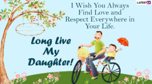Happy Daughters Day 2020 Greetings WhatsApp Stickers Facebook Wishes