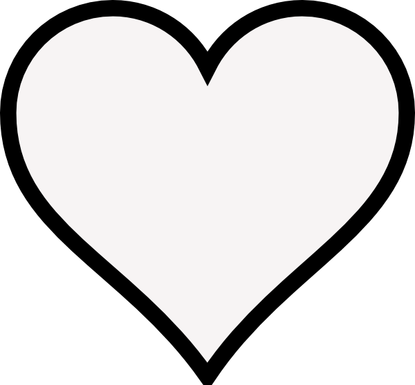 Heart Outline Clip Art At Clker Vector Clip Art Online Royalty 
