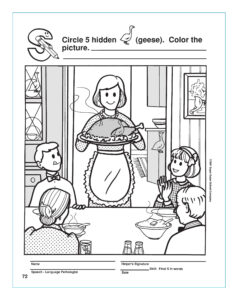 Hidden Picture Scene Fun Sheet Final S Sound Fun Sheets Hidden