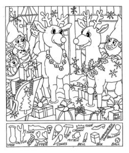 Hidden Picture Worksheet Deer Hidden Picture Puzzles Hidden Pictures