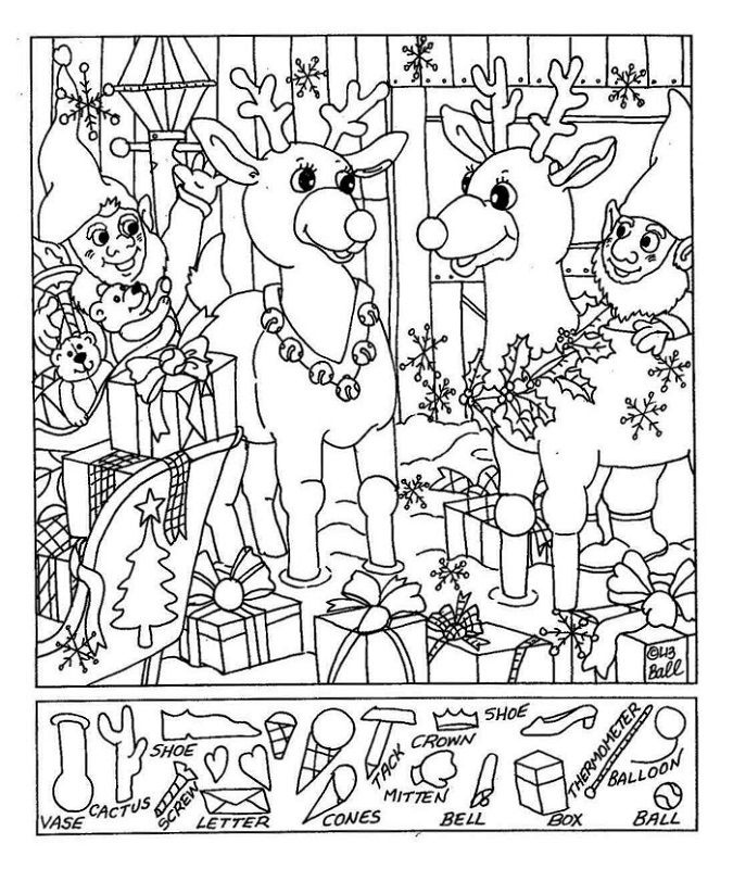 Hidden Picture Worksheet Deer Hidden Picture Puzzles Hidden Pictures 