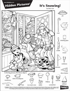 Hidden Picture Worksheet Pdf Highlights Hidden Pictures Hidden