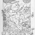 Hidden Pictures Publishing Easter Hidden Picture Puzzle Coloring Page