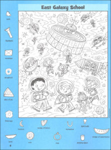 Hidden Pictures Space Puzzles HIghlights Press 9781684379170