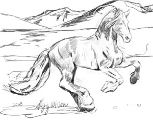 Horse Coloring Pages Hard Coloring Home