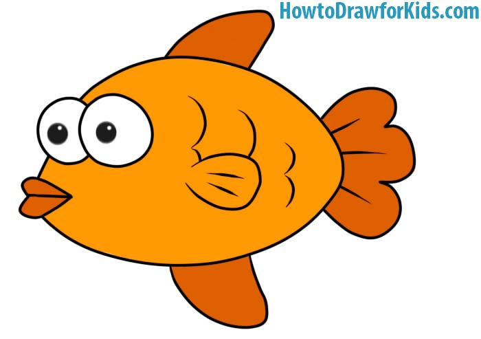 How To Draw A Fish For Kids How To Draw For Kids