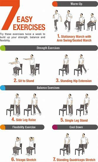 Image Result For Printable Chair Exercises For Seniors Reduce The 