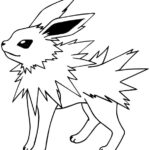 Jolteon Pokemon Coloring Page Free Printable Coloring Pages For Kids