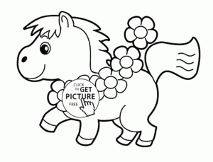 Kids Horse Drawing At GetDrawings Free Download