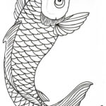 Koi Outline 10 By Vikingtattoo On DeviantArt Koi Fish Drawing Fish