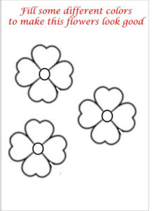 Little Flower Coloring Printable Page For Kids Printable Flower