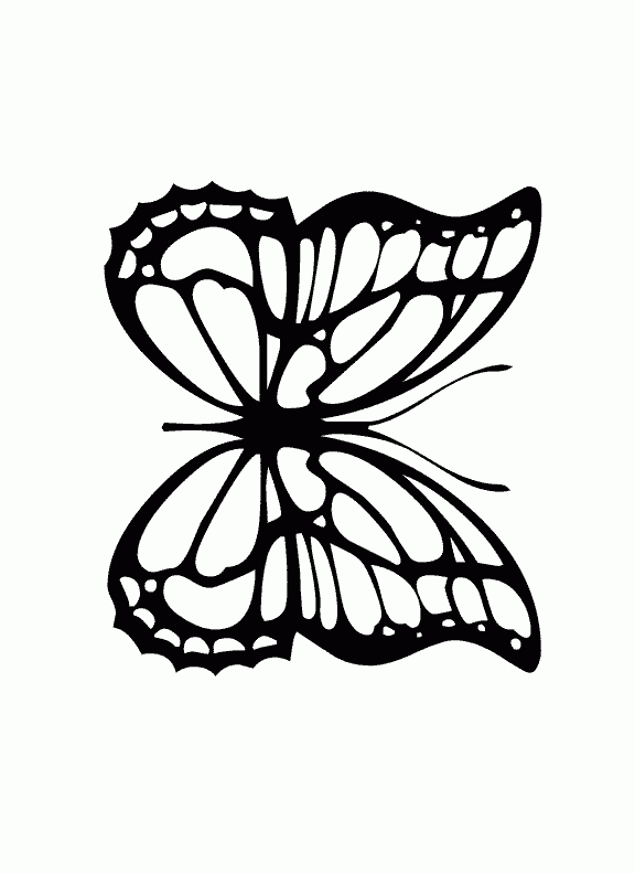 Monarch Butterfly Coloring Page Animals Town Animals Color Sheet 