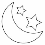 Moon And Stars Coloring Pages Moon Coloring Pages Star Coloring