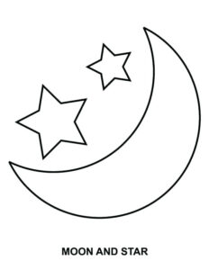 Moon And Stars Coloring Pages Printable At GetColorings Free