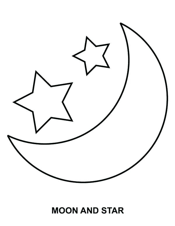 Moon And Stars Coloring Pages Printable At GetColorings Free 