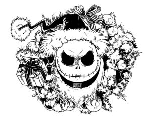 Nightmare Before Christmas Coloring Pages To Print At GetColorings