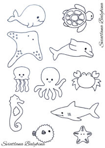 Ocean Animals Sea Animals Template Sea Animal Crafts Sea Animals