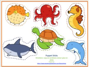 Ocean Printable No Prep Preschool Printables