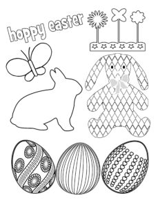 Party Simplicity Free Easter Printables Kids Coloring Pages And More
