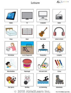 PECS Leisure Pecs Pictures Pecs Pictures Printables Pecs