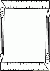 Picture Frame Coloring Page Coloring Home