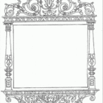 Picture Frame Coloring Page Coloring Home