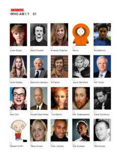 Picture Round 01 Answers Christmas Picture Quiz Trivia Night