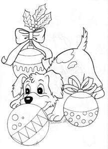 Pin By Charlean Starr On Disegni Natale Puppy Coloring Pages Animal