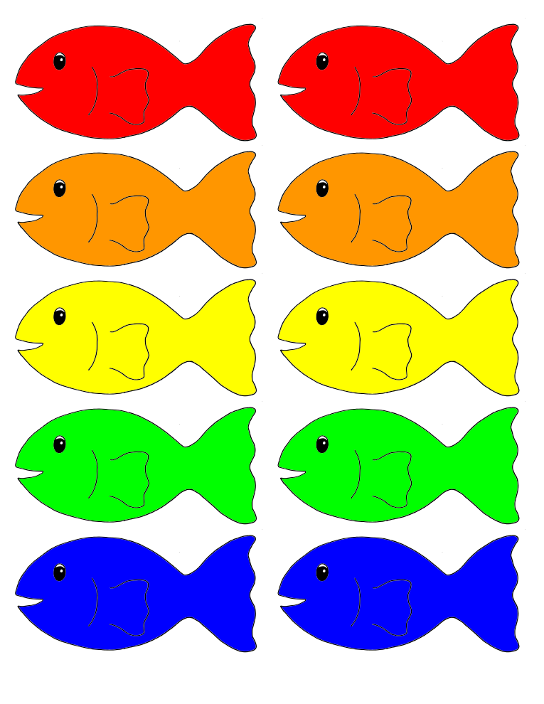 Free Printable Colorful Fish Pictures