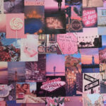 Pink Aesthetic Pretty Large A4 Size Wall Collage Kit Room Etsy UK