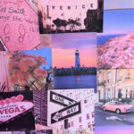 Pink Aesthetic Pretty Large A4 Size Wall Collage Kit Room Etsy Wall