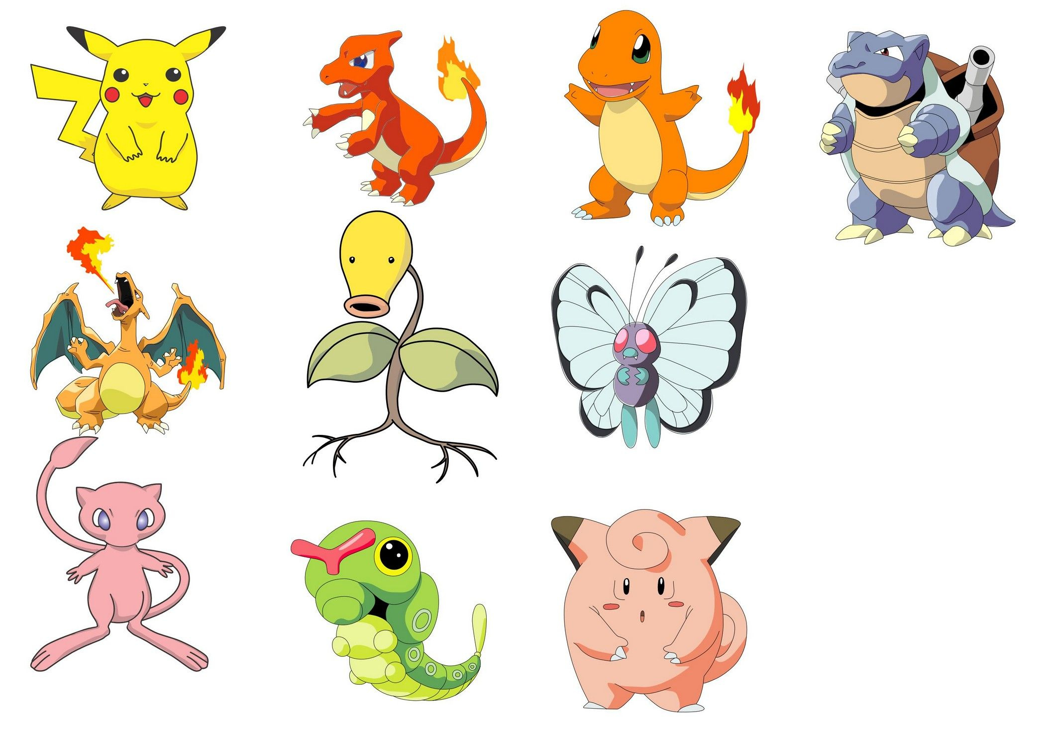Pokemon Characters Vector EPS File Vector EPS Free Download Logo 