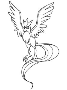 Pokemon Coloring Pages Articuno Ex Coloring Home