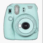 Polaroid Camera Sticker In 2020 Tumblr Stickers Diy Stickers Iphone