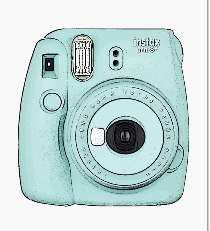 Polaroid Camera Sticker In 2020 Tumblr Stickers Diy Stickers Iphone 