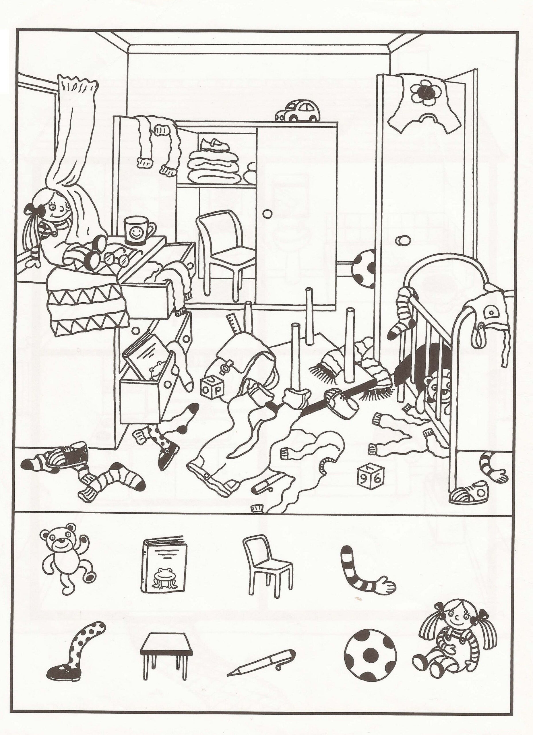 Hidden Picture Printable For School