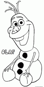 Print Out Frozen Characters Olaf Coloring Pages Free Kids Coloring Page