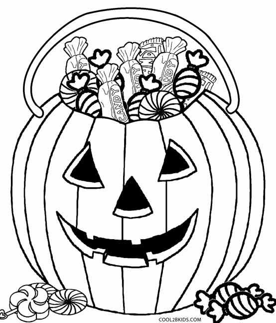 Printable Candy Coloring Pages For Kids