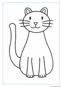 Printable Cat Coloring Sheets For KidsFree Printable Coloring Pages For