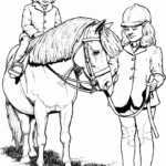 Printable Color Pages Of Horses Activity Shelter