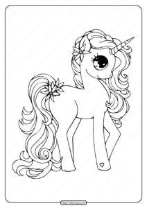 Printable Free Unicorn Pdf Coloring Book Unicorn Coloring Pages