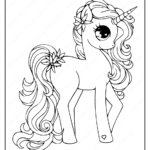 Printable Free Unicorn Pdf Coloring Book Unicorn Coloring Pages