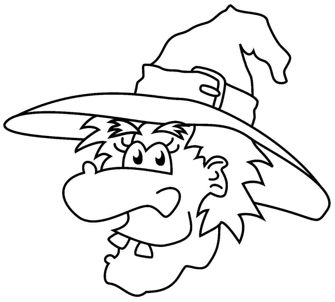 Printable Halloween Coloring Pages Witch Coloring Home