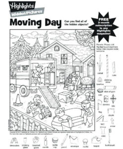 Printable Hidden Highlights Pictures