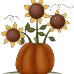 Pumpkin And Sunflower Clipart Free 20 Free Cliparts Download Images