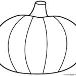 Pumpkin Coloring Page Thanksgiving