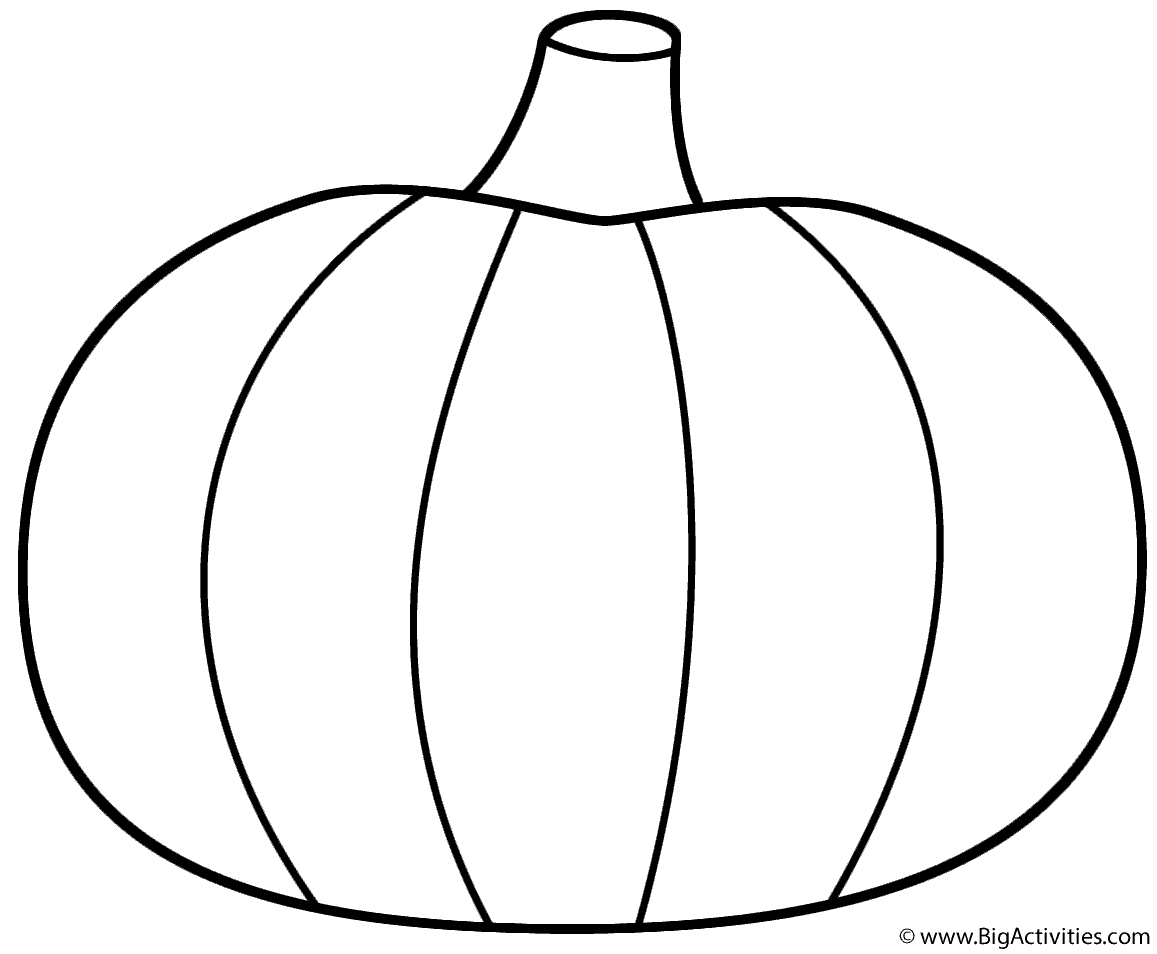 Printable Coloring Pictures Of Pumpkins