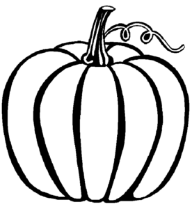 Pumpkin Outline Printable Clipartion