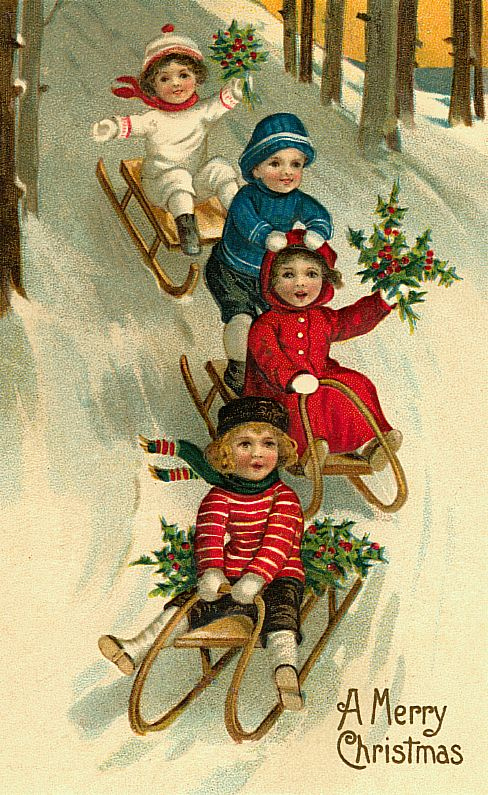 Remodelaholic 25 Free Vintage Christmas Card Images Day 12